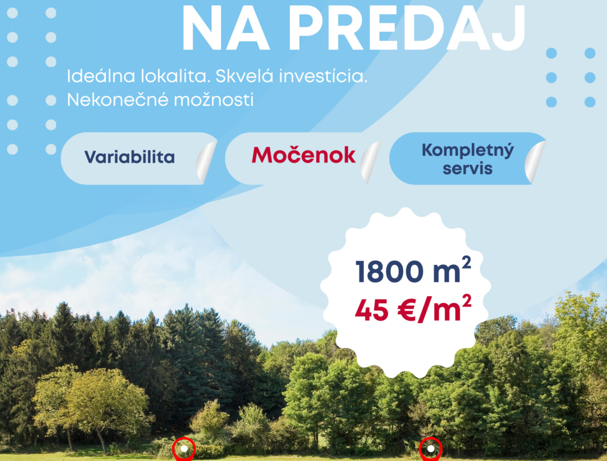 Green and White Modern Land Plot For Sale Flyer-2154